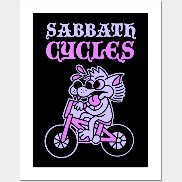 Sabbath Cycles Dan Allen Pink Wall Art by Sabbath Cycles